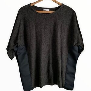 14th & Union Women’s Black and Gray Top Size Small